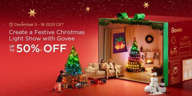 Govee eu εκτπωση μέχρι 50% & επιπλέον -10% σε επιλεγμένα προϊόντα