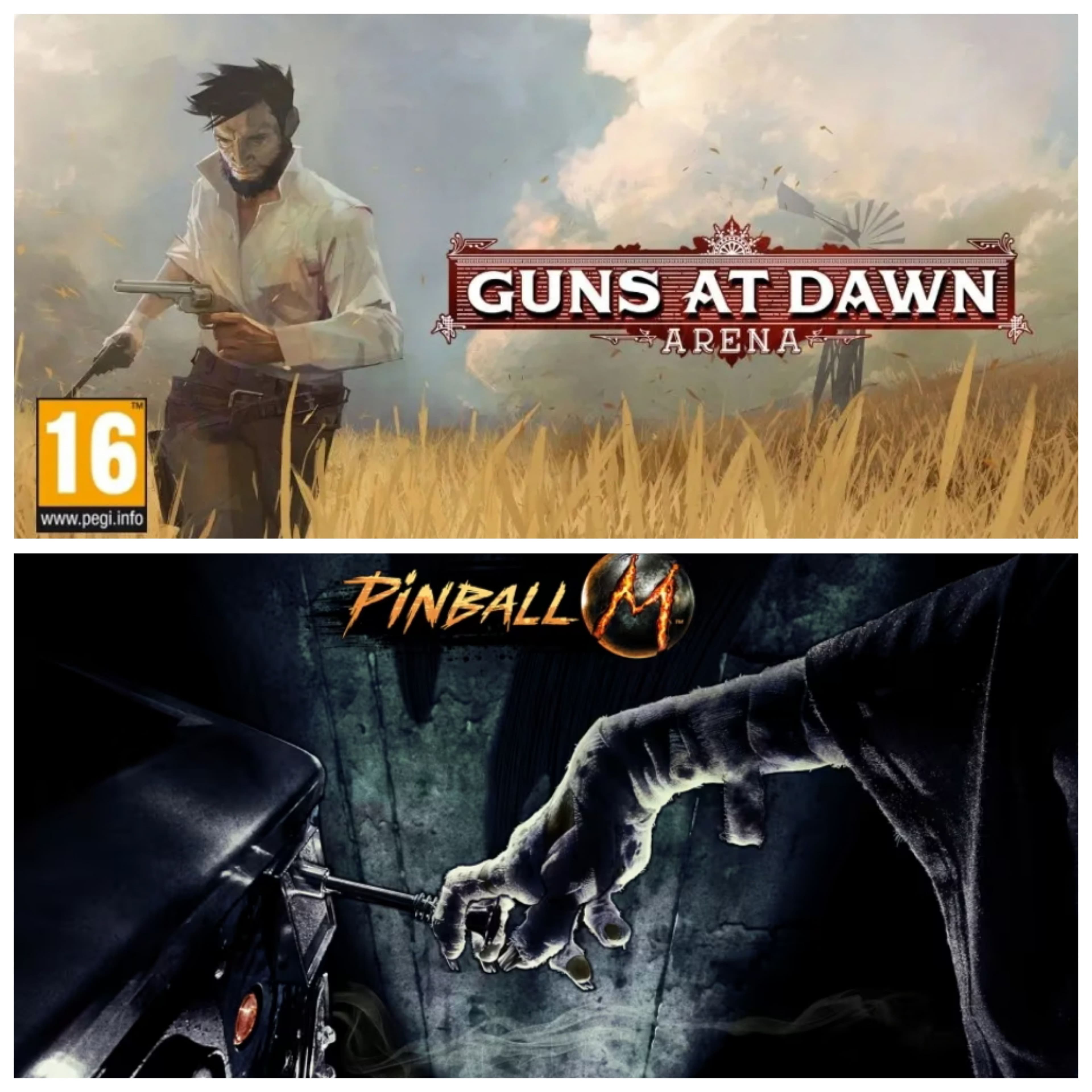 Guns at Dawn: Shooter Arena / + Pinball M Nintendo Switch e-Shop Δωρεαν
