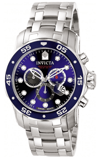 Invicta Pro Diver - SCUBA 0070 ανδρικό ρολόι - χρονογράφος Quartz, 48mm, 20 bar water pressure resistant στα 89€, invictastores.eu