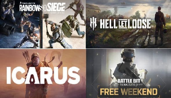Παίξτε δωρεάν για μία εβδομάδα το Tom Clancy's Rainbow Six® Siege και για 3 μέρες τα ICARUS, Hell Let Loose, BattleBit Remastered, από το Steam