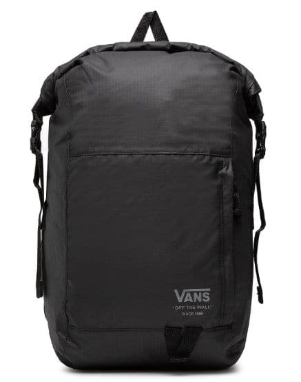 Vans Rolltop Ανδρικό Υφασμάτινο Σακίδιο Πλάτης Μαύρο, στα 40€, από modivo και epapoutsia