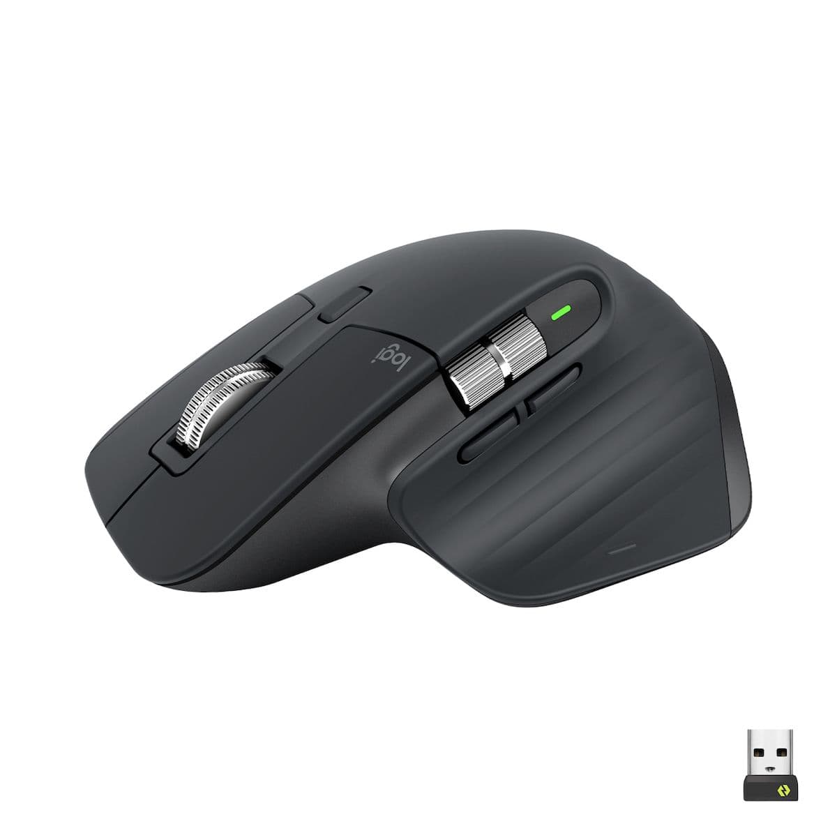 [Wireless Mouse] Logitech MX Master 3S, Quiet Click, wireless + bluetooth [Graphite]