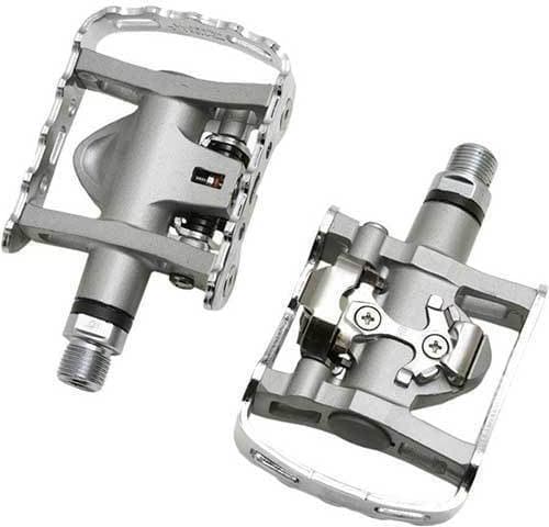 [SPD Mountain Bike Pedals] Shimano PD-M324, Silver