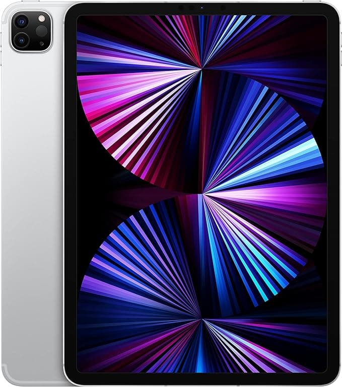 [Premium Tablet] 2021 Apple iPad Pro 11", Apple M1 chip, Wi-Fi + Cellular (5G), 16GB / 2TB, Silver (3rd Generation)