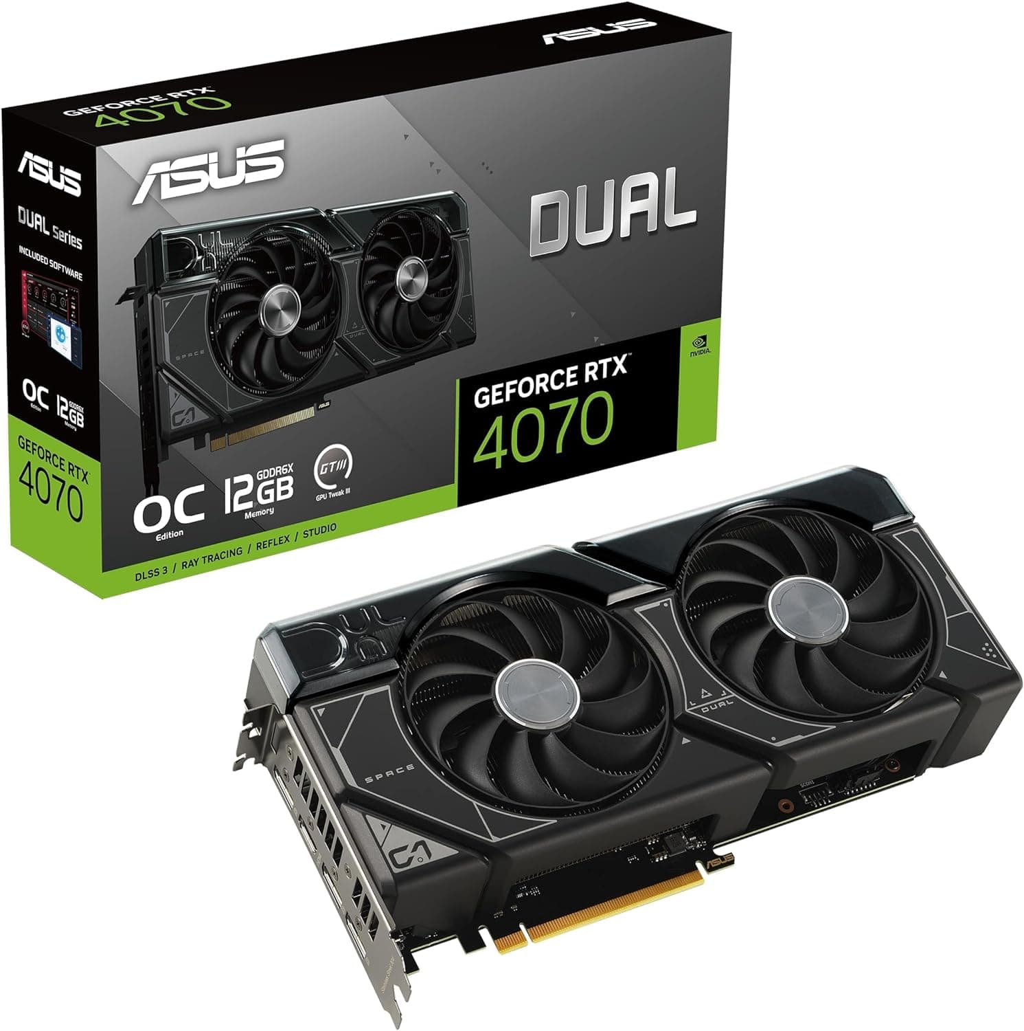 [GPU] Asus GeForce RTX 4070 12GB GDDR6X Dual OC 