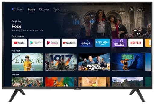 TCL 32S5200 32'' LED HD Smart TV Τηλεόραση με υποστήριξη HDR10 και Dolby Audio στα 129€, από τον ΓΕΡΜΑΝΟ και ΚΩΤΣΟΒΟΛΟ
