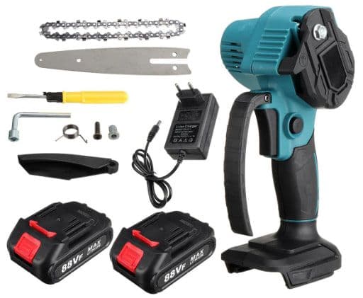 VIOLEWORKS 88VF 2000W 6'' ηλεκτρικό αλυσοπρίονο με 2 μπαταρίες (συμβατό και με μπαταρίες makita) γκρι στα 25,54€, Banggood (αποθήκη Τσεχίας)
