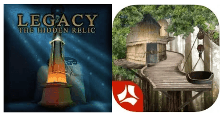 Δωρεάν τα The Lost Treasure 2 & Legacy 3 - The Hidden Relic (riddle and puzzle games), Google Play και App store (ios)