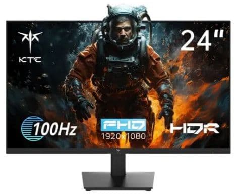 KTC H24V13 23.8'' Gaming Monitor 100Hz FHD 104% sRGB AdaptiveSync VESA Wall Mount Tilt Adjustment, στα 82,99€, Geekbuying (Αποθήκη Πολωνίας)