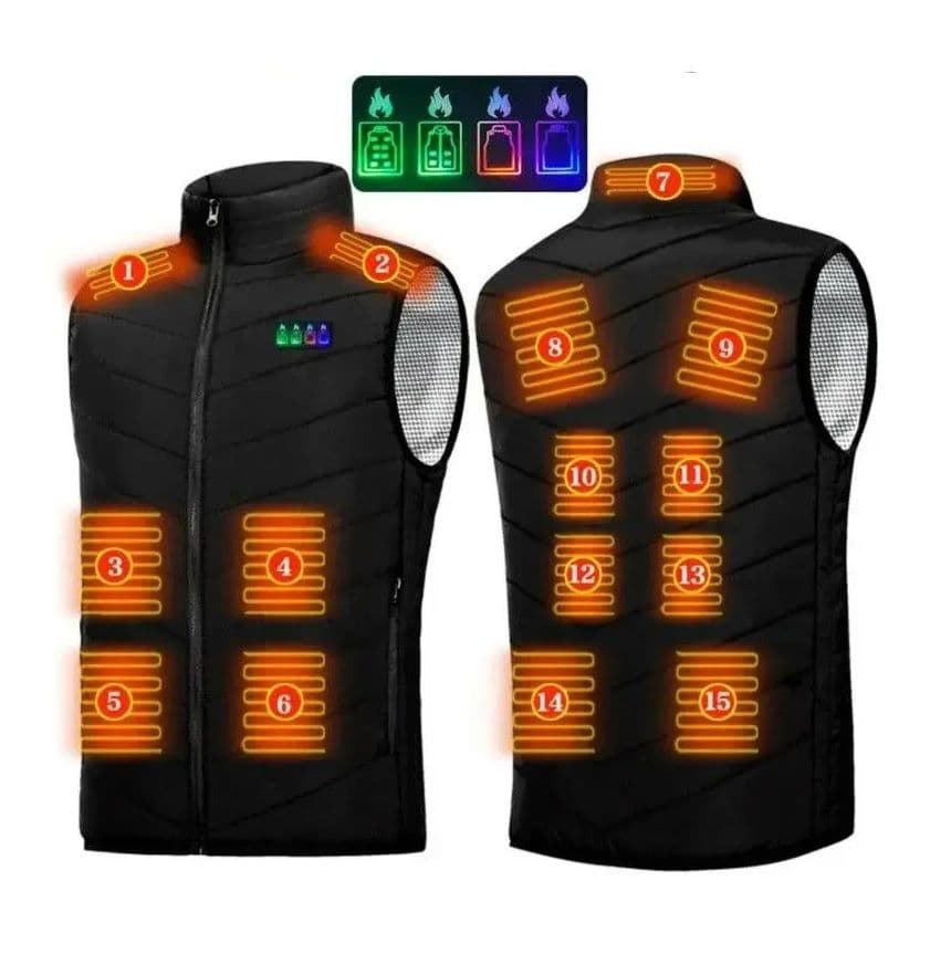 TENGOO HV-15 Heated Vest 15 Areas USB