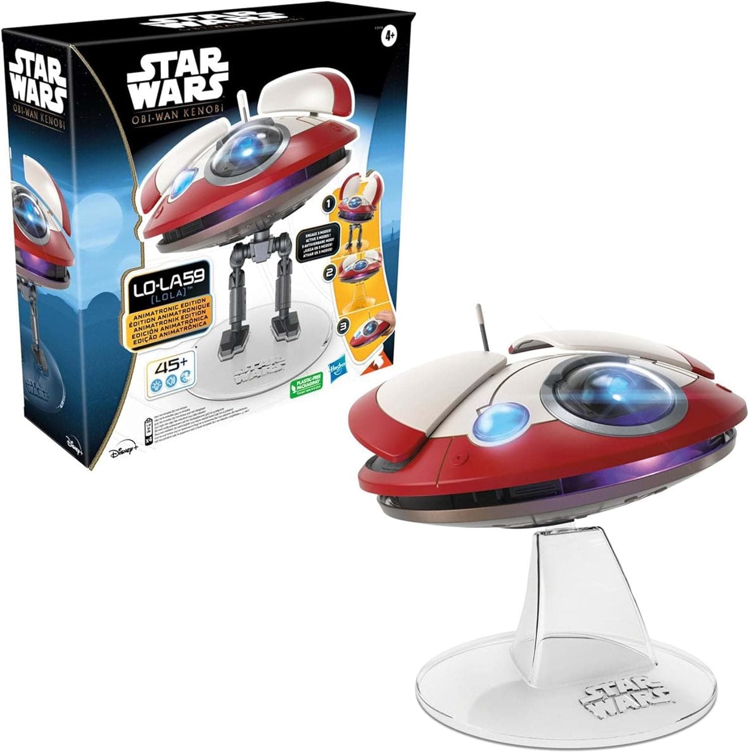 [Φιγούρα Δράσης] Star Wars L0-LA59 (Lola) Animatronic Edition, Obi-Wan Kenobi Series-Inspired Electronic Droid Toy