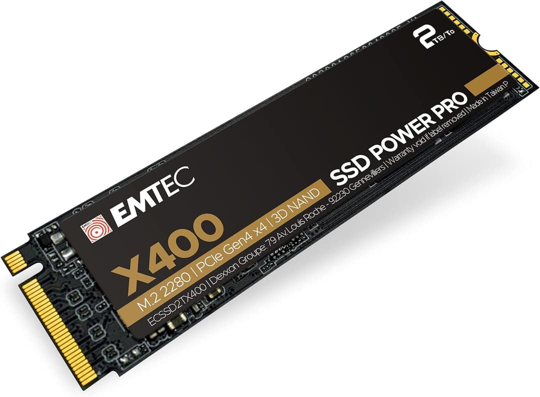 [M.2 2280 NVMe GEN4] Emtec X400 M2 SSD Power Pro 2TB (ECSSD2TX400)