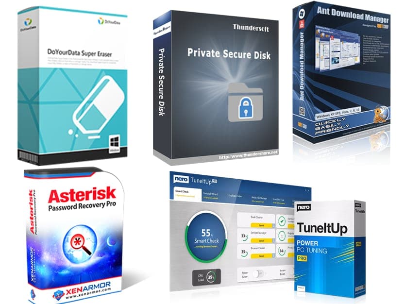 Δωρεάν τα DoYourData Super Eraser, Private Secure Disk, Asterisk Password Recovery Pro και άλλα προγράμματα, sharewareonsale.com