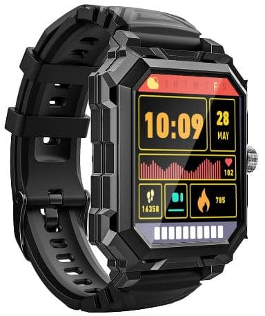 75days Standby BlitzWolf® BW-GTS3 1.96'' HD|680mAh| 5ATM|SpO2 Blood Pressure Heart Rate Sleep Monitor Multi-sport Modes|BT5.3|Black στα 29,17€, Banggood
