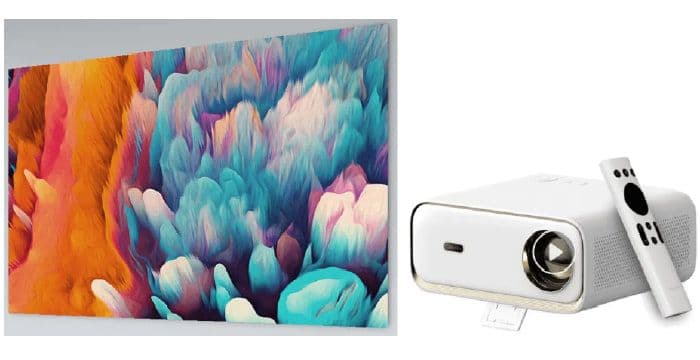 Projector WANBO X5 Full HD Native 1080P 4K HDR, 1100 ANSI με δώρο Wanbo 100 inches Anti-Light Projection Screen, Geekbuying