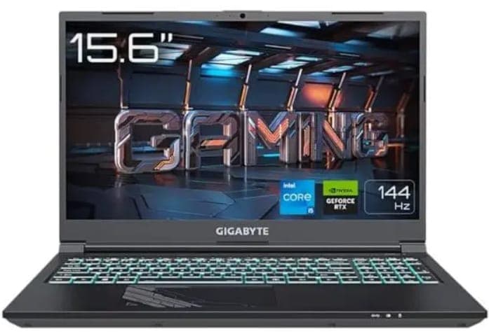 Gigabyte G5 (KF-E3DE313SD) Gaming Laptop,15.6'' 144Hz FHD IPS, i5-12500H,16GB RAM, 512B SSD, GeForce RTX 4060, QWERTZ στα 929,44€, amazon.de