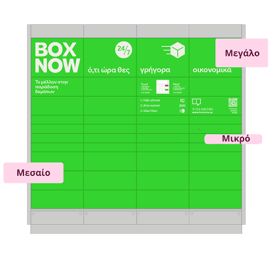 4€ για μεγάλο δεμα με την Box Now