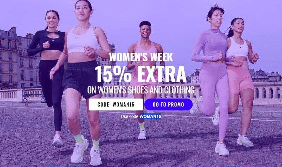 Women's Week 15% Extra | misterrunning.com