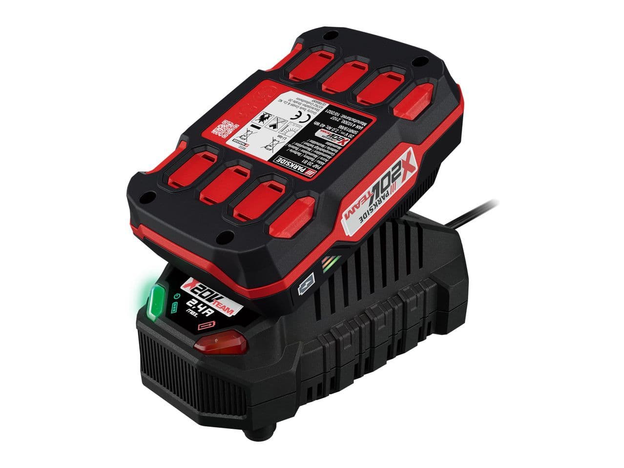 Μπαταρία Li-Ion 20V Parkside 2Ah και φορτιστής 2,4A με 24,99€ στα Lidl  (και η 4Ah με 29,99€)