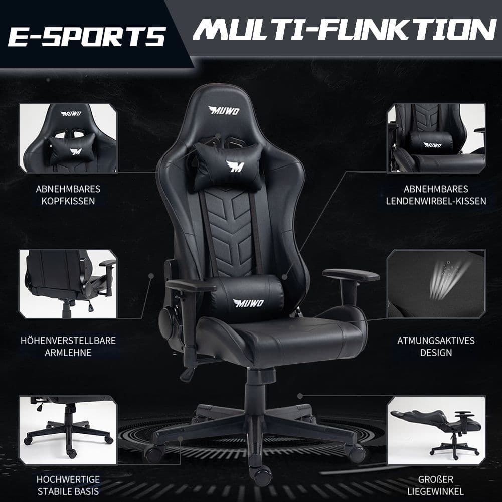 Gaming chair MUWO "DEV1L" Esports Gaming | sportspar.com