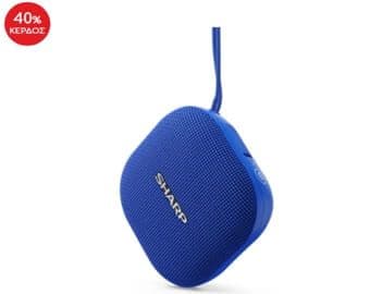 Sharp GX-BT60BL Μαύρο Αδιάβροχο Ηχείο Bluetooth 6W RMS με Διάρκεια Μπαταρίας έως 13 ώρες στα 25,9€, allsmart.gr 
