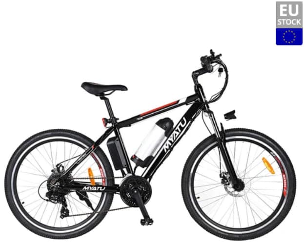 Myatu M0126 26'' Electric Bike|250W Motor|36V 10.4Ah Battery|25km/h Max Speed|60km Range|Shimano 21-speed στα 416,81€, Geekbuying