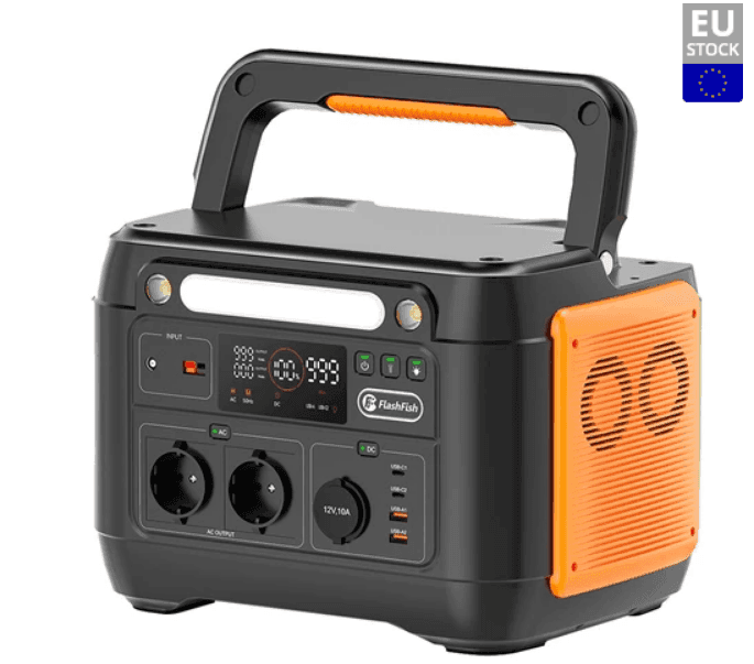 Flashfish A1001|1000W Portable Power Station|1030Wh/278400mAh Solar Generator|Pure Sine Wave AC Ports|7 Outputs|LED Lights|EU Plug στα 359€, Geekbuying