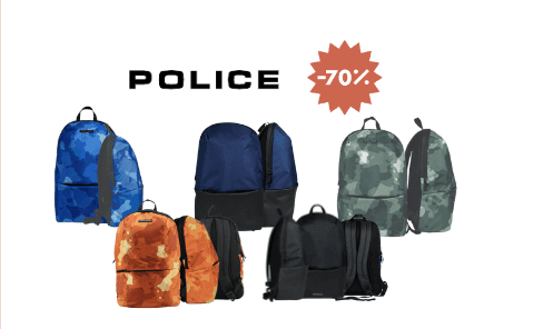 Επιλεγμένα σακίδια & πορτοφόλια Police -70% στο watobject.com