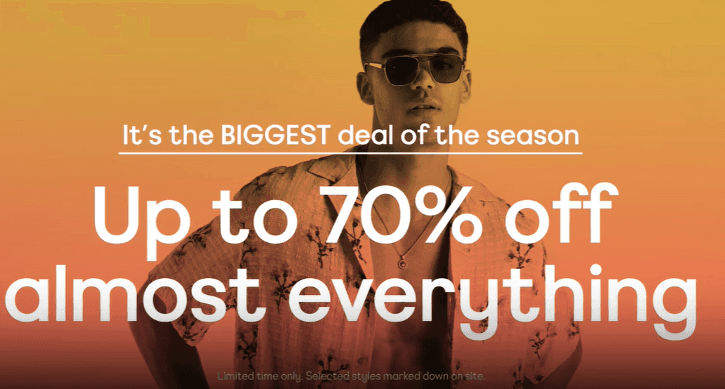Επιπλέον -50% σε επιλεγμένα προϊόντα από το ASOS (21:00 - 23:00)