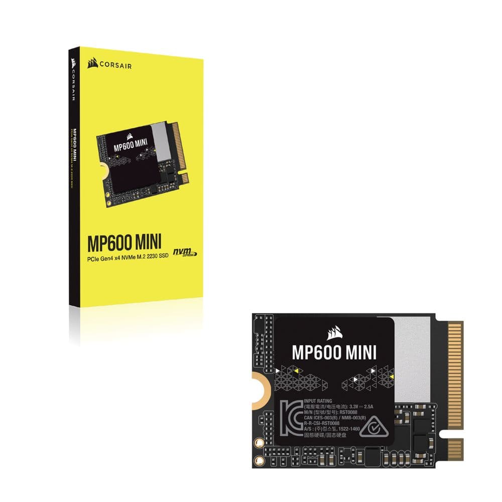 [M.2 2230 NVMe Gen4] Corsair MP600 CORE MINI 1TB [Asus Rog Ally / Steam Deck Compatible]
