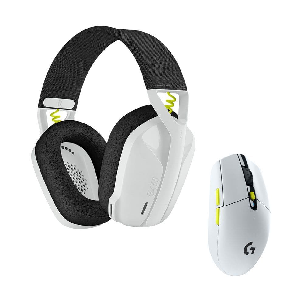 Logitech G435 Gaming Ασύρματα Ακουστικά & Logitech G305 Gaming Ασύρματο Ποντίκι White-Yellow, στα 66,9€, ΚΩΤΣΟΒΟΛΟΣ