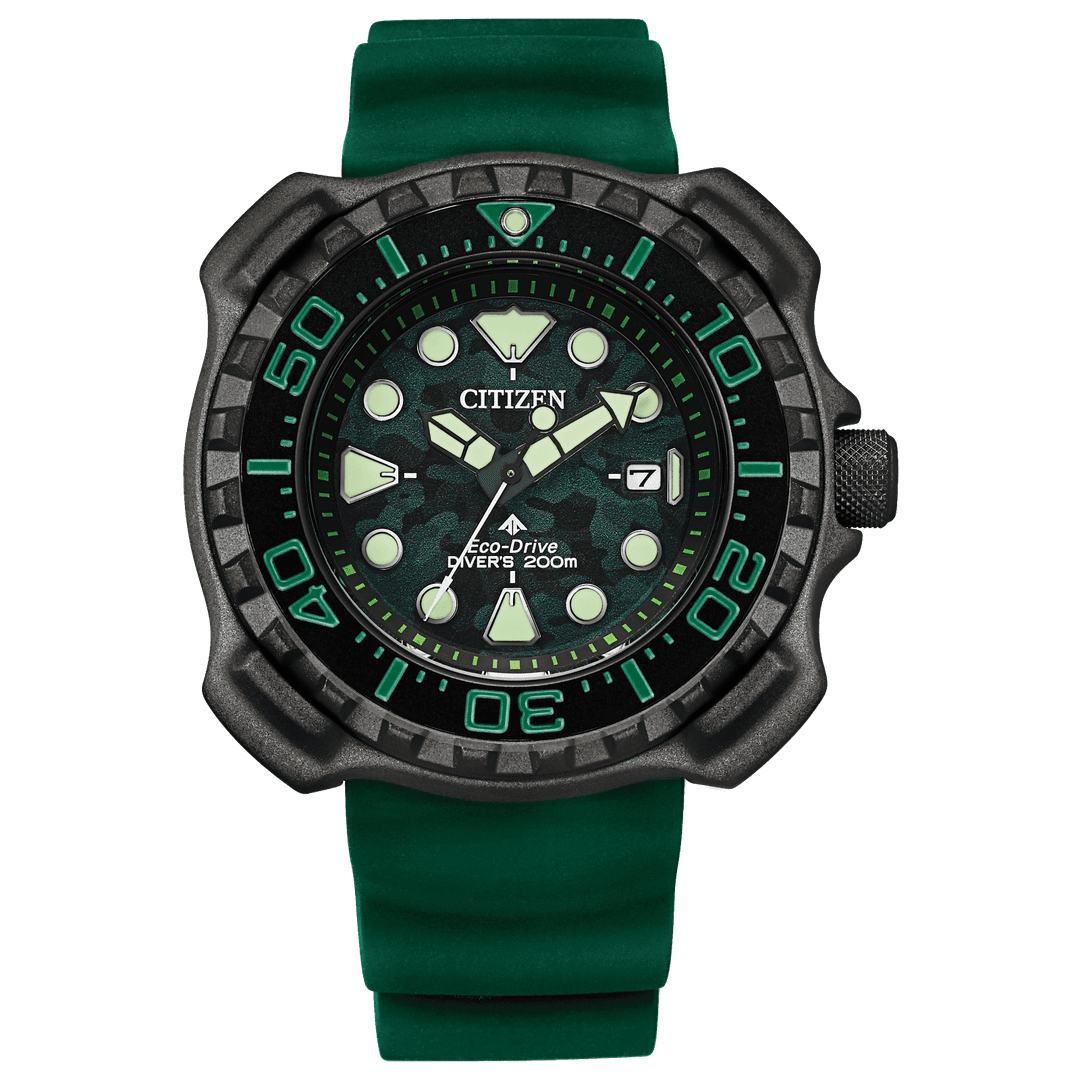[Dive Watch] Citizen Eco-Drive Promaster BN0228-06W [Super Titanium, Solar, 47mm, 20 Atm, Green]