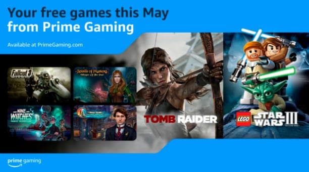Δωρεάν με Amazon Prime Gaming τα Tomb Raider Game of the Year Edition, Fallout 3: Game of the Year Edition, LEGO STAR WARS III: The Clone Wars και άλλα