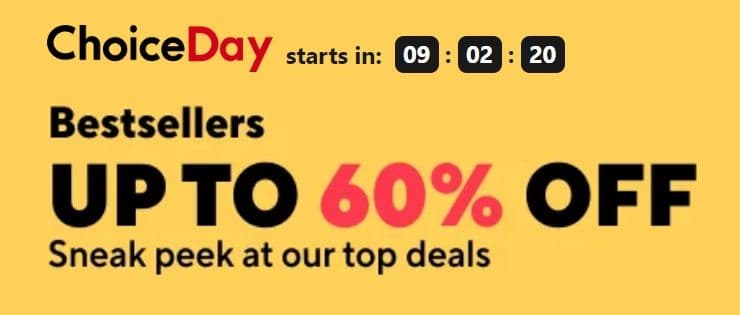 ΑliExpress Choice Day 1st Month Coupons