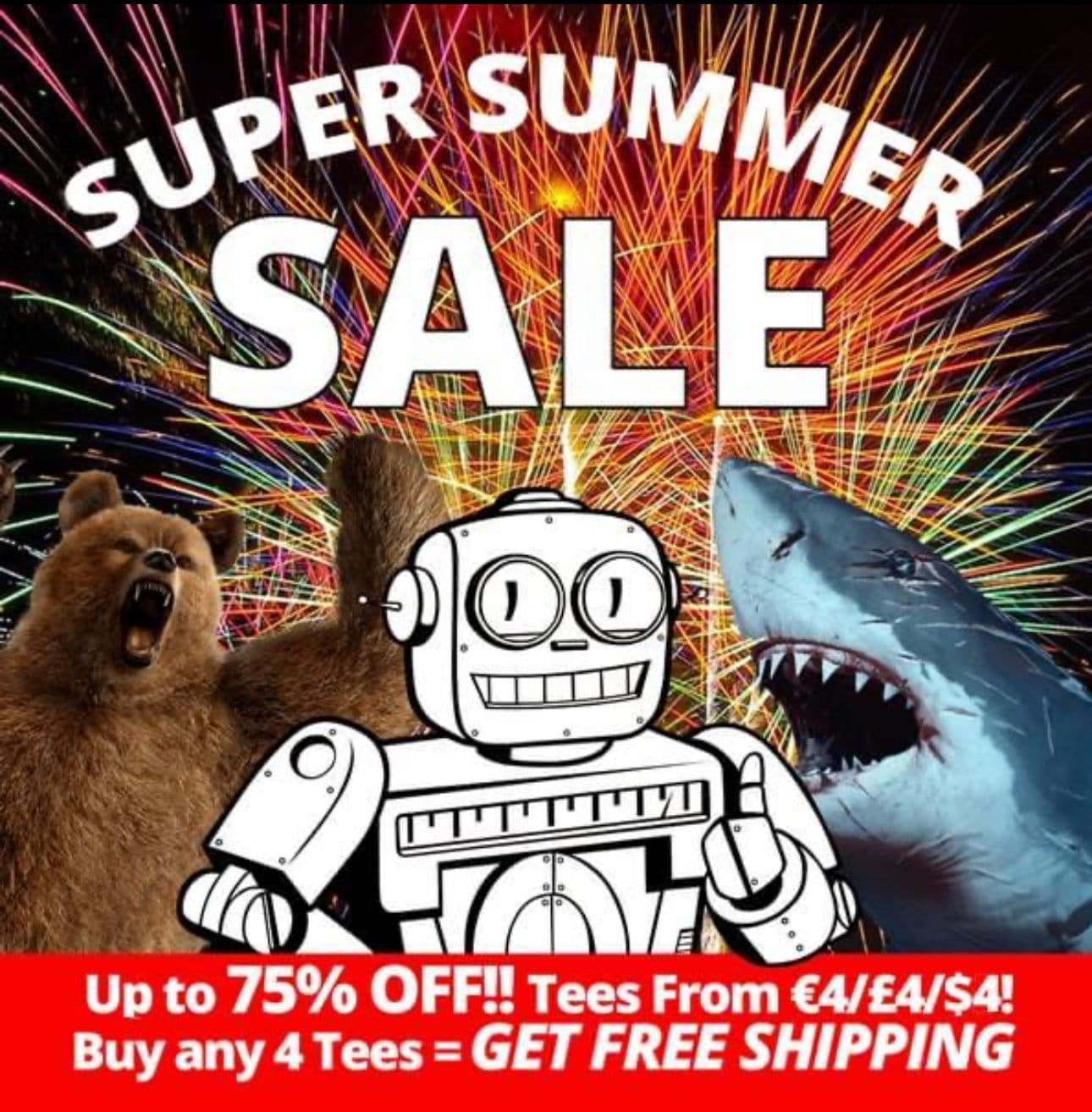 Έως -75% σε Qwertee μπλουζάκια και δωρεάν μεταφορικά με την αγορά 4+ τεμαχίων