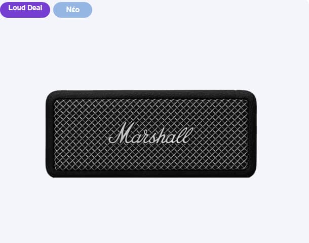 Marshall Emberton II Αδιάβροχο Ηχείο Bluetooth με Διάρκεια Μπαταρίας έως 30 ώρες Black and Steel στα 109,9€, ΓΕΡΜΑΝΟΣ