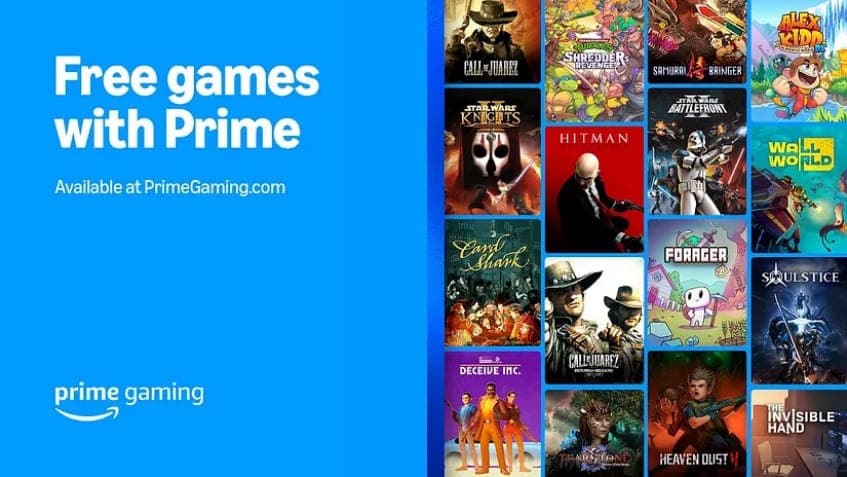Δωρεάν με Amazon Prime Gaming για τις prime days 16/7-17/7 15 παιχνίδια όπως Hitman: Absolution™, Deceive Inc., Call of Juarez, STAR WARS: Knights of the Old Republic II — The Sith Lords