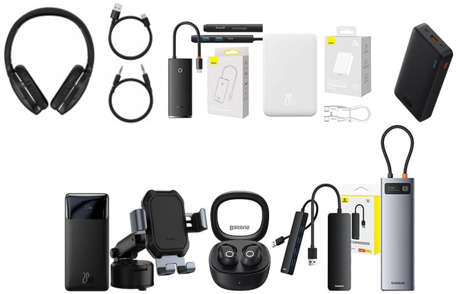 Διάφορα gadgets από την Baseus σε προσφορά, από το e-shop.gr (newsletter)