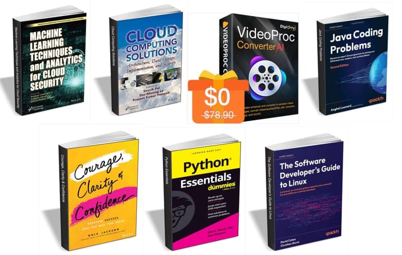 Δωρεάν 6 ebooks και 1 πρόγραμμα, τα Cloud Computing Solutions: Architecture, Data Storage, Implementation, and Security ($180.00 Value), VideoProc Converter AI V6.4 ($78.90 Value) Free & 5 ακόμα