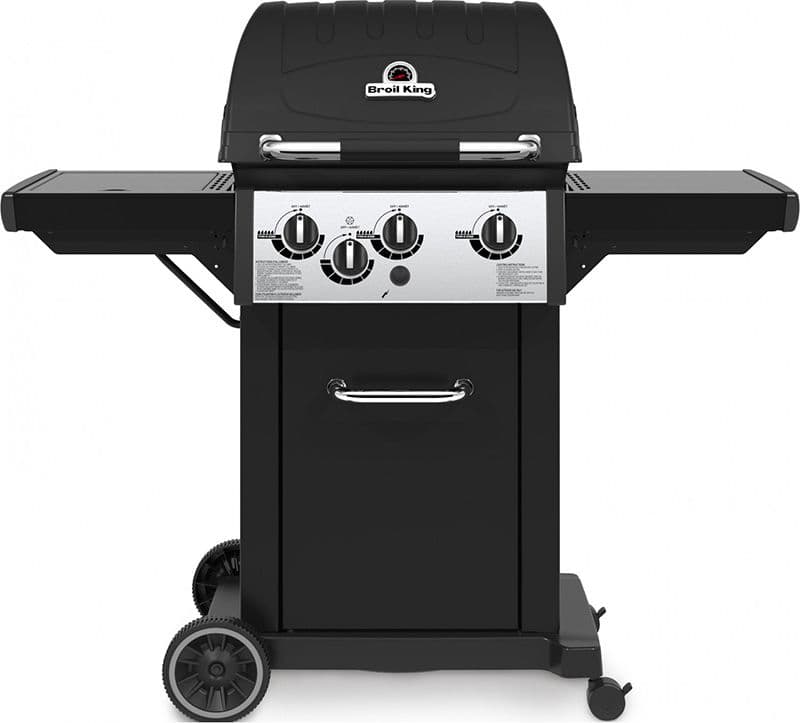 Broil King Royal 340 Ψησταριά Υγραερίου Μαντεμένιας Σχάρας 56x38εκ. με 3 Εστίες 8.8kW και Πλαϊνό Μάτι