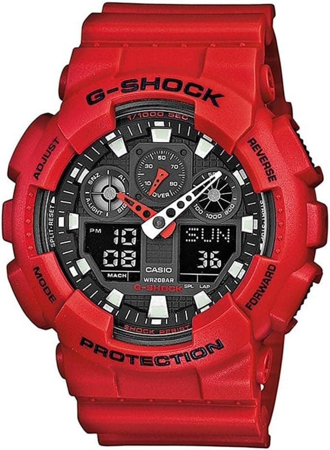 [Wristwatch] Casio G-Shock GA-100B-4AER [Red]