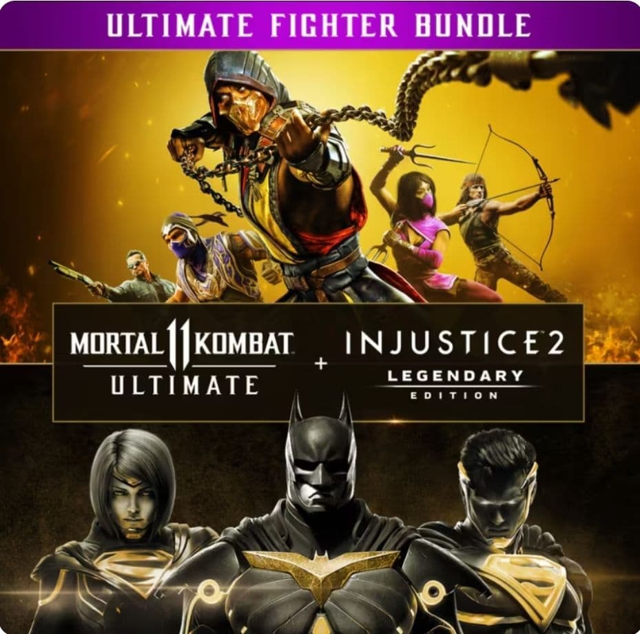 Mortal Kombat 11 Ultimate + Injustice 2 Legendary Edition Bundle (PS4, PS5) 9.99€