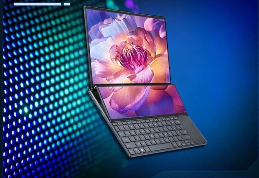 N-One NBook Fly dual screen laptop i7-10850H Hexa Core 16GB DDR4 1TB SSD 543.18€