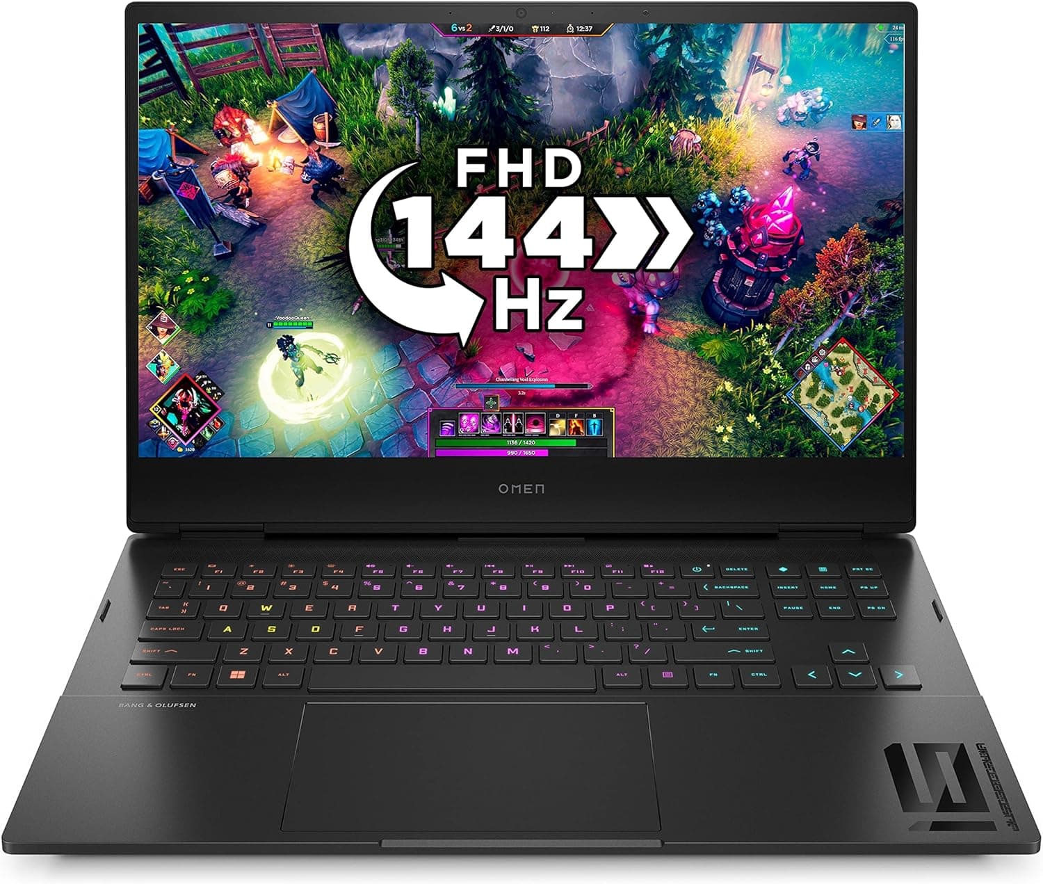 HP Omen 16-k0001sa (16.1" FHD IPS 144Hz / i7-12700H / 16GB / 1TB / RTX 3060 / W11 / QWERTY UK)