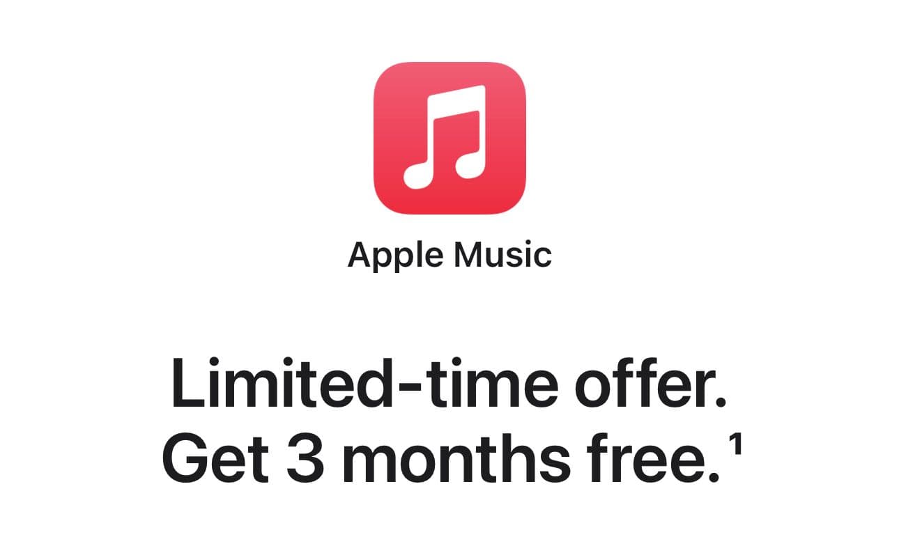Δωρεάν 3 μήνες Apple Music (νέοι συνδρομητές)