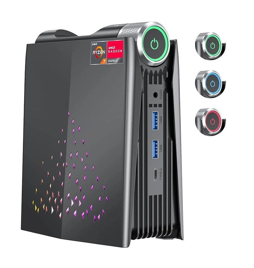 Μίνι Υπολογιστής ACEMAGIC AMR5 (Ryzen 7 5700U, RAM 16 GB, SSD 512 GB, RX Vega 8, WiFi 6, ‎Windows 11 Pro)