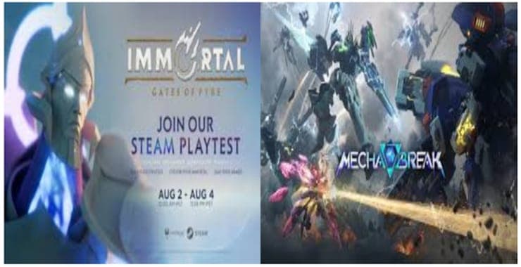 IMMORTAL: Gates of Pyre® Playtest και Mecha BREAK Steam Limited Access Beta Giveaways από eu.alienwarearena.com
