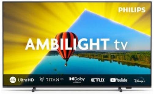 Philips Ambilight 65PUS8079 Smart Τηλεόραση 65", 4K UHD LED, HDR (2024) στα 499€, ΚΩΤΣΟΒΟΛΟΣ