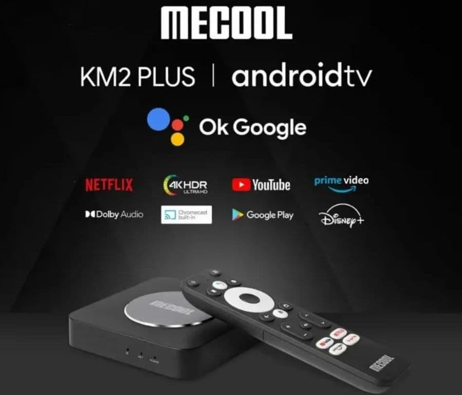 MECOOL KM2 Plus Android 11 TV Box S905X4 2+16GB