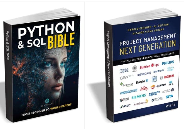 Δωρεάν (από 34,99$) το Python and SQL Bible και (από 64$) το Project Management Next Generation: The Pillars for Organizational Excellence 